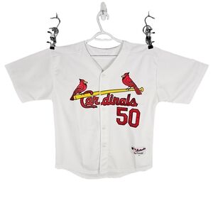 MAJESTIC ATHLETIC | MLB Adam Wainwright #50 St. Louis Cardinals home jersey